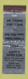 Matchbook Cover - Scotty's Supper Club Mansfield OH WEAR