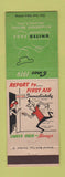 Matchbook Cover - United Foods Safety Cleveland OH First Aid