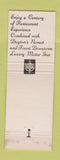 Matchbook Cover - Henrici's Dayton OH Mall Motor Inn