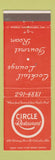 Matchbook Cover - Circle Restaurant Columbus OH