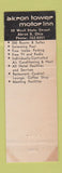 Matchbook Cover - Akron Tower Motor Inn OH