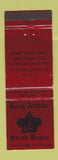 Matchbook Cover - King Arthur Steak House Lancaster OH WEAR RED
