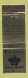 Matchbook Cover - King Arthur Steak House Lancaster OH WEAR GOLD