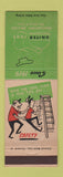 Matchbook Cover - United Foods Safety Cleveland OH Ladder