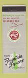Matchbook Cover - Hotel Fountain Square Cincinnati OH Albert Pick
