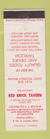 Matchbook Cover - Red Brick Tavern London OH