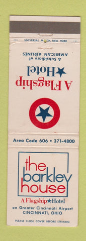 Matchbook Cover - Barkley House Hotel Cincinnati OH