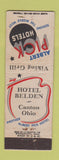 Matchbook Cover - Hotel Belden Canton OH Albert Pick