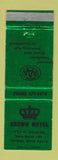 Matchbook Cover - Crown Motel Toledo OH