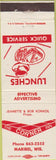 Matchbook Cover - The Corner Inn Maribel WI