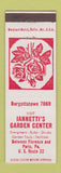 Matchbook Cover - Iannetti's Garden Center PARis PA Florence