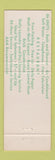 Matchbook Cover - Towne Manor Motel Canton OH