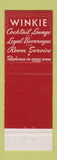 Matchbook Cover - 40 Winks Motel Checker gas Columbus OH