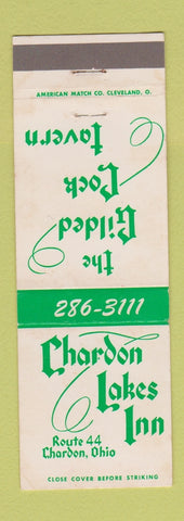 Matchbook Cover - Chardon Lakes Inn OH