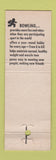 Matchbook Cover - Village Lanes Bowling Frederick MD WEAR