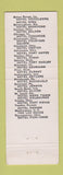 Matchbook Cover - Hotel Pick Ohio Youngstown OH Albert Pick