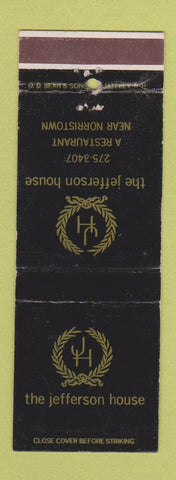 Matchbook Cover - The Jefferson House Norristown PA DD Bean