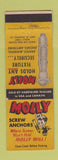 Matchbook Cover - Molly Screw Anchors Reading PA