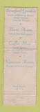 Matchbook Cover - Bellevue Stratford Hotel Philadelphia PA WEAR