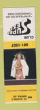 Matchbook Cover - Club Super Sexe strip club Montreal QC pinup