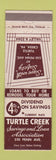 Matchbook Cover - Turtle Creek Savings and Loan Turtle Creek PA