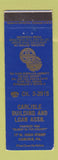 Matchbook Cover - Carlisle Building and Loan PA
