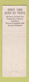 Matchbook Cover - Carlisle Building and Loan PA
