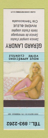 Matchbook Cover - Gerard Landry Temiscouata QC pinup