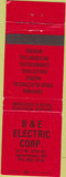Matchbook Cover - B and E Electric Jamestown NY