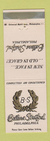Matchbook Cover - Bellevue Stratford Hotel Philadelphia PA