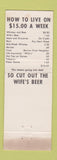 Matchbook Cover - Discount Auto Body New Castle PA pinup