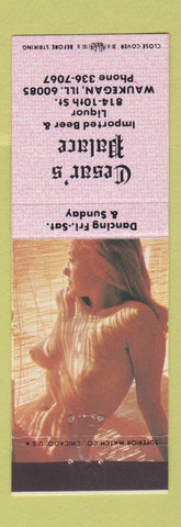 Matchbook Cover - Cesar's Palace Bar Waukegan IL pinup