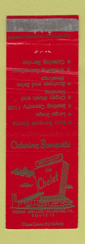 Matchbook Cover - The Chalet Restaurant Dillsburg PA WEAR