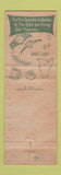 Matchbook Cover - Hamilton Watches Stephen Rentschler Reading PA