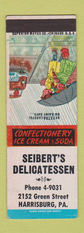 Matchbook Cover - Seibert's Deli Harrisburg PA