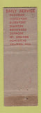 Matchbook Cover - Ammerman and Haws Cleaners Dyers Homstead PA WORN