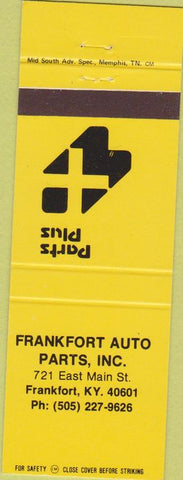 Matchbook Cover - Frankfort Auto Parts KY