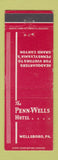 Matchbook Cover - Penn Wells Hotel Wellsboro PA WEAR