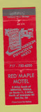 Matchbook Cover - Red Maple Motel Berwick PA