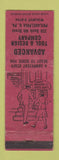 Matchbook Cover - Advanced Tool Design Philadelphioa PA WEAR