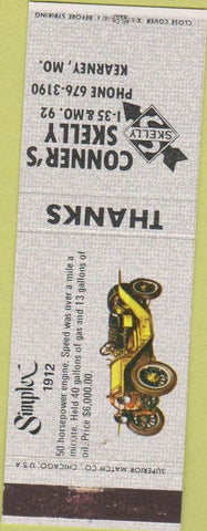 Matchbook Cover - Conner's Skelly Oil Gas Kearney MO