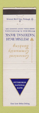 Matchbook Cover - Pittsburgh National Bank PA