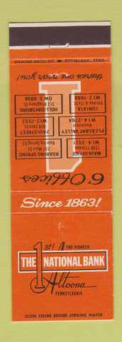 Matchbook Cover - 1st National Bank Altoona PA