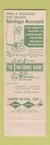 Matchbook Cover - 1st National Bank Altoona PA