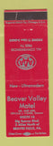Matchbook Cover - Beaver Valley Motel Beaver Falls PA