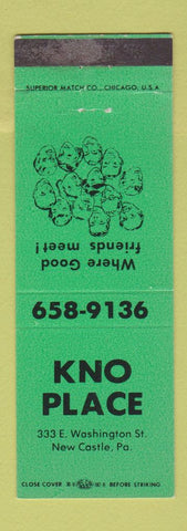 Matchbook Cover - Kno Place New Castle PA WEAR