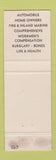 Matchbook Cover - William Laughlin Insurance Rochester PA
