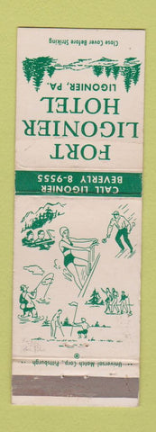 Matchbook Cover - Fort Ligonier Hotel PA WEAR