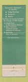 Matchbook Cover - Fort Ligonier Hotel PA WEAR