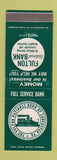 Matchbook Cover - Fulton National Bank of Lancaster PA